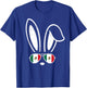 Bunny Ears Sunglasses Funny Easter Mexico Flag Mexican T-Shirt - T-Shirt | Royal