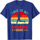 Vintage Retro This Is My Running Shirt Funny Runner Lover T-Shirt - T-Shirt | Royal
