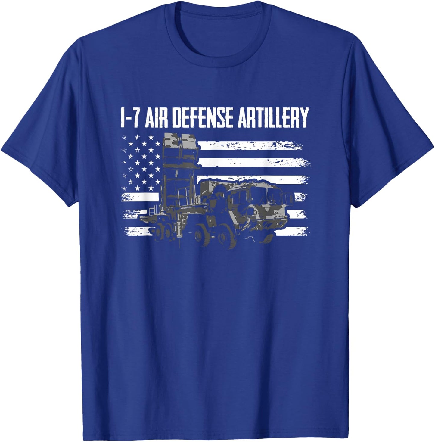 1-7 ADA 108th Air Defense Artillery Brigade T-Shirt - T-Shirt | Royal