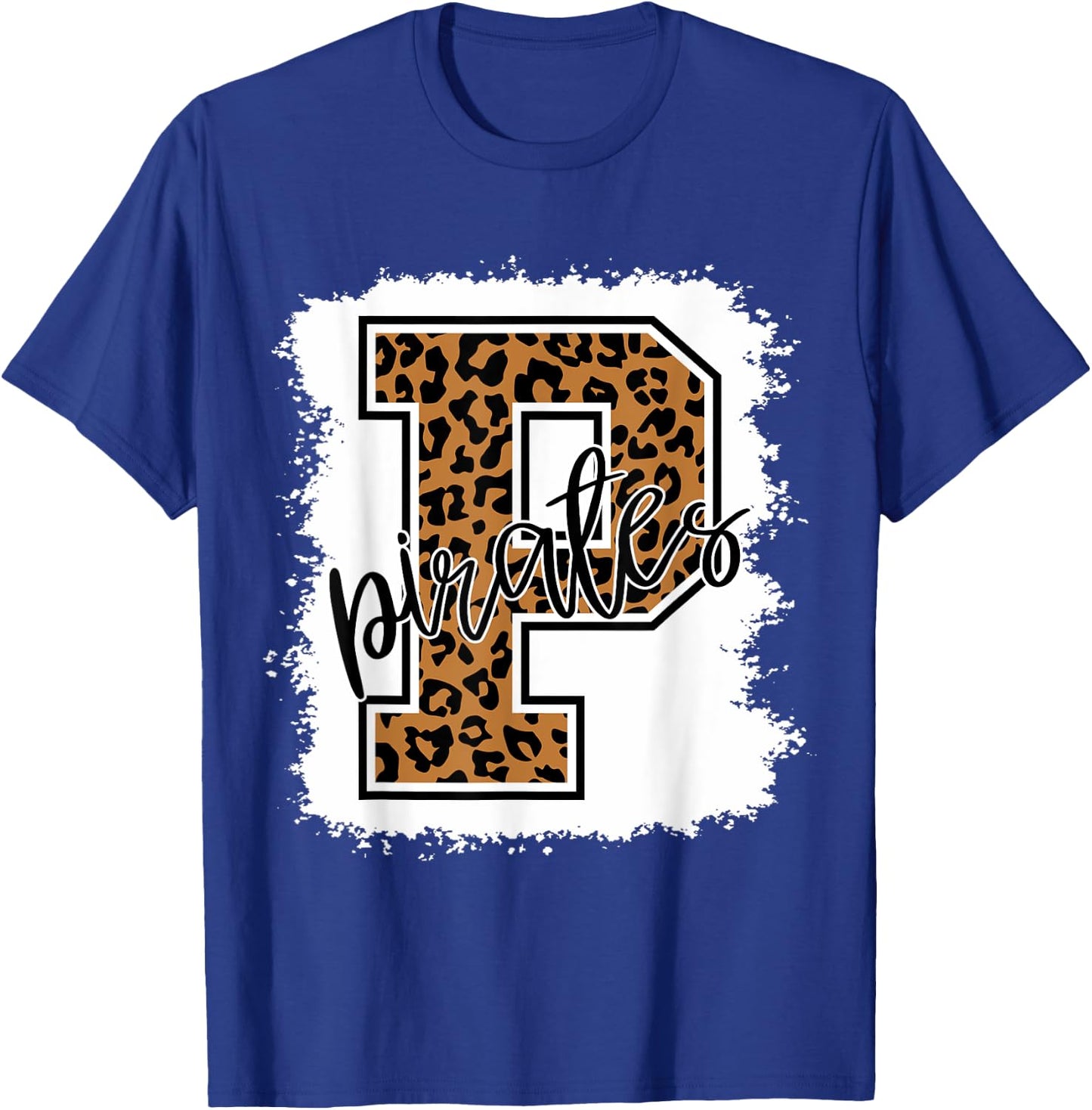 Pirates School Sports Fan Team Spirit T-Shirt - T-Shirt | Royal