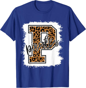 Pirates School Sports Fan Team Spirit T-Shirt - T-Shirt | Royal