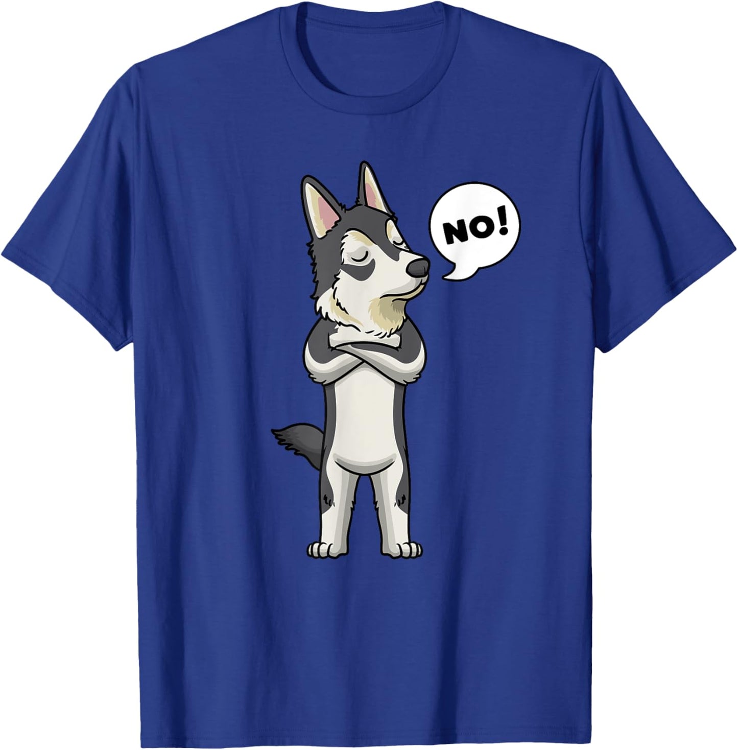 Stubborn Gerberian Shepsky Dog Men Women Girls Kids T-Shirt - T-Shirt | Royal
