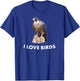 Peregrine Falcon Bird Birding Gift T-Shirt - T-Shirt | Royal