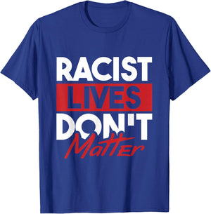 Against Right Discrimination Human Rights Anti Racism T-Shirt - T-Shirt | Royal