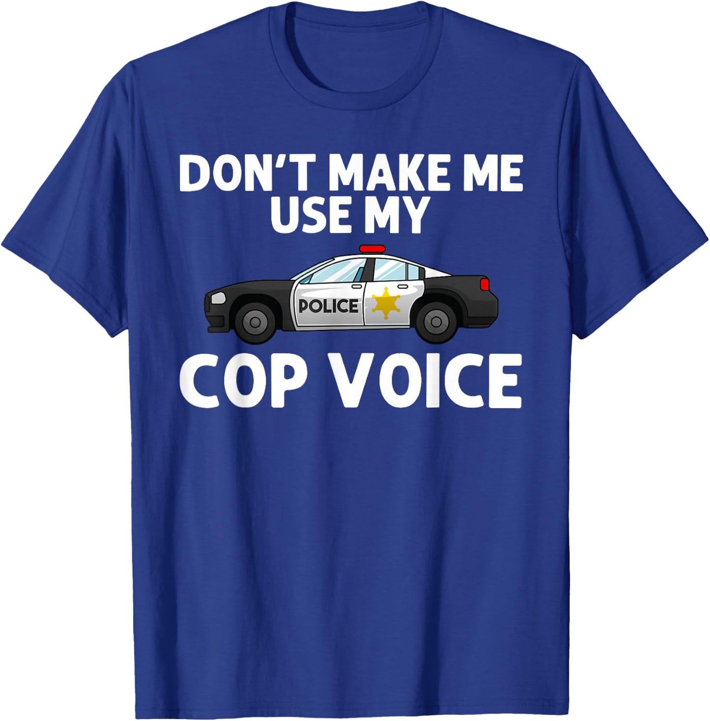 Funny Police Officer Art Women Police Officer Cop T-Shirt - T-Shirt | Royal