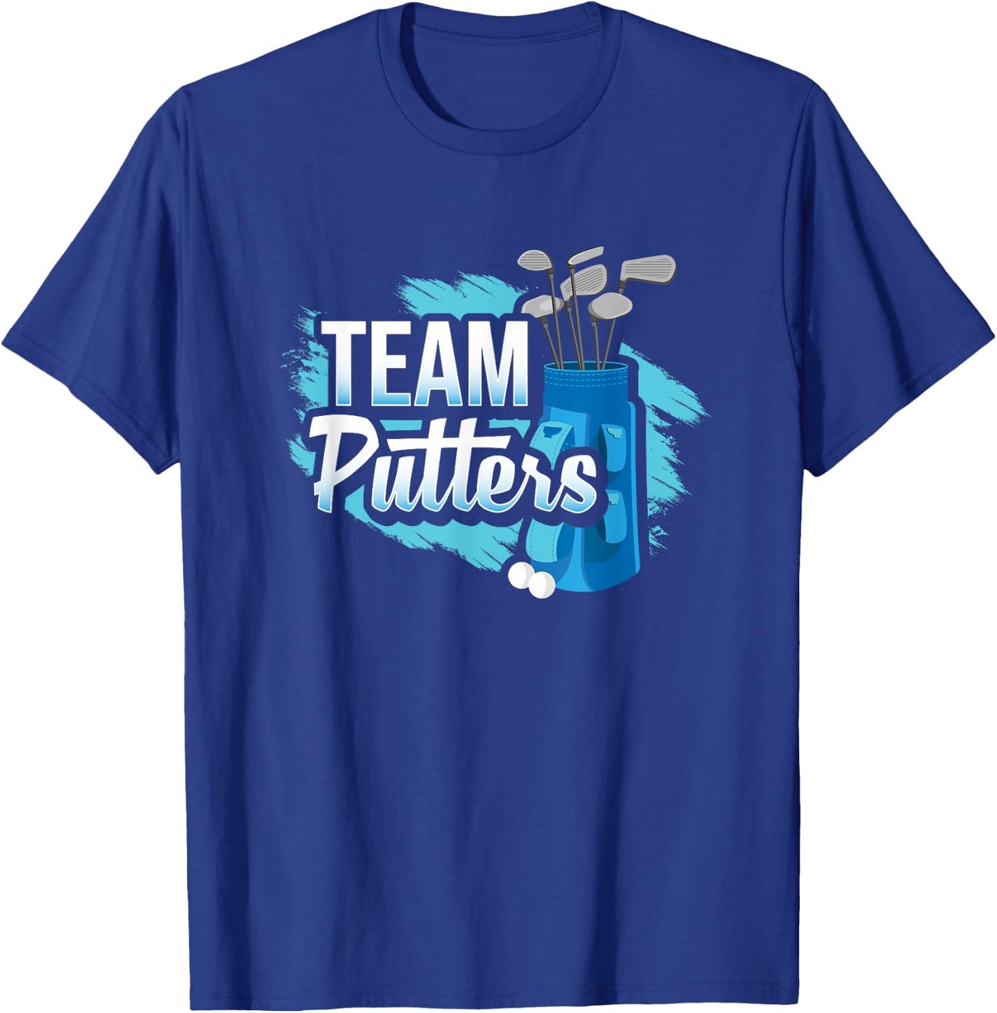 Putters Or Pearls Gender Reveal Party Baby Shower Decoration T-Shirt - T-Shirt | Royal