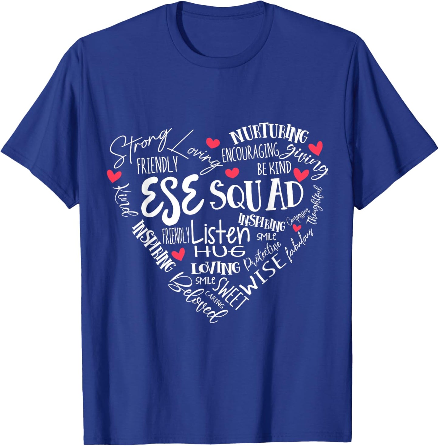 ESE Squad First Last Day Team Exceptional Student Education T-Shirt - T-Shirt | Royal