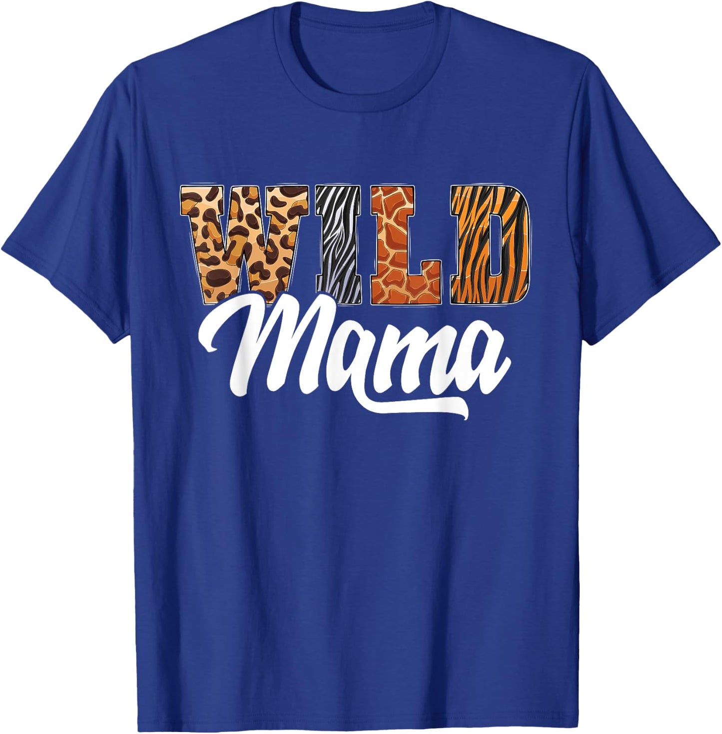 Wild Mama Zoo Born Wild Birthday Safari Jungle T-Shirt - T-Shirt | Royal