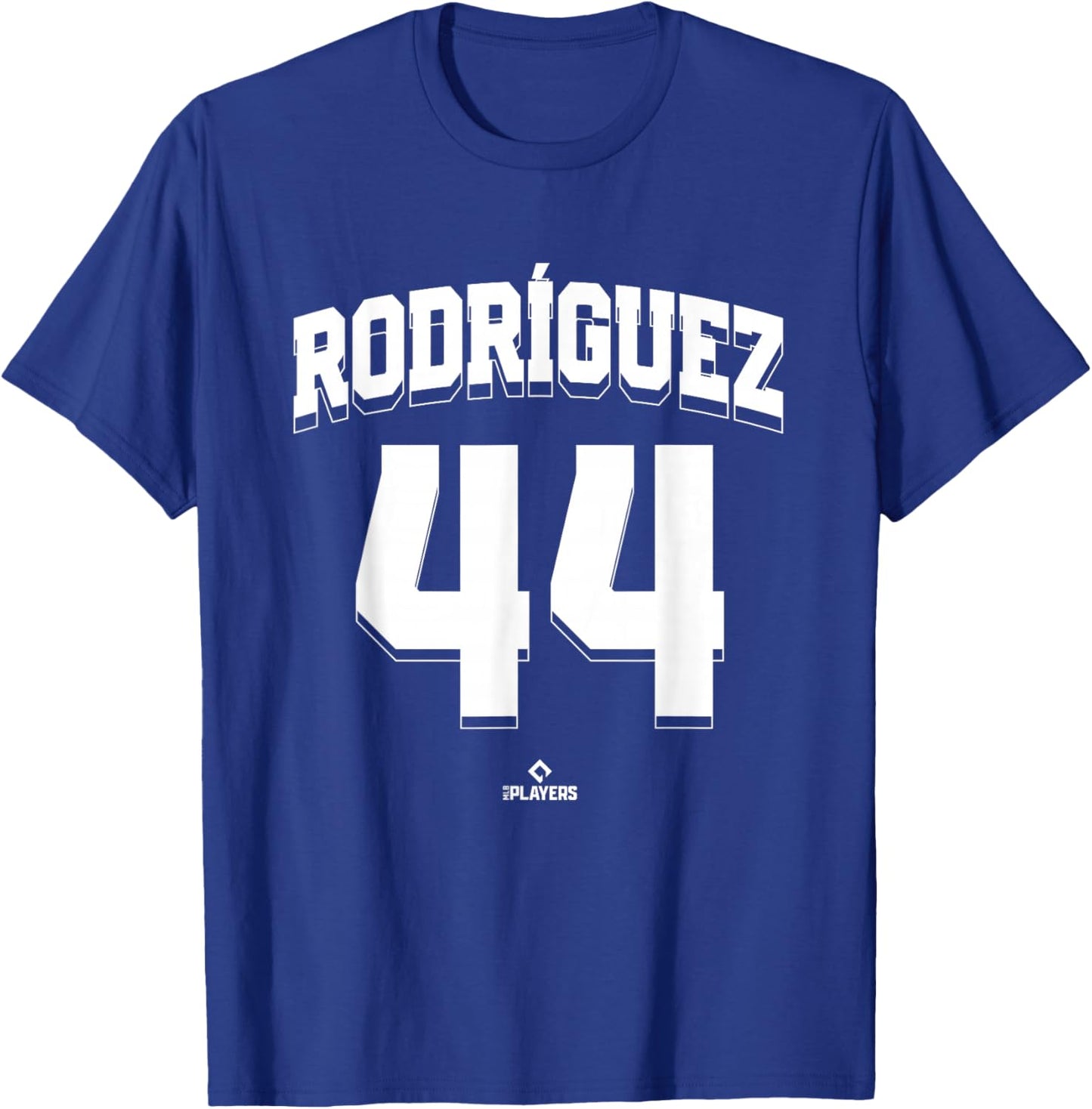 Julio Rodriguez 44 Seattle MLBPA T-Shirt - T-Shirt | Royal