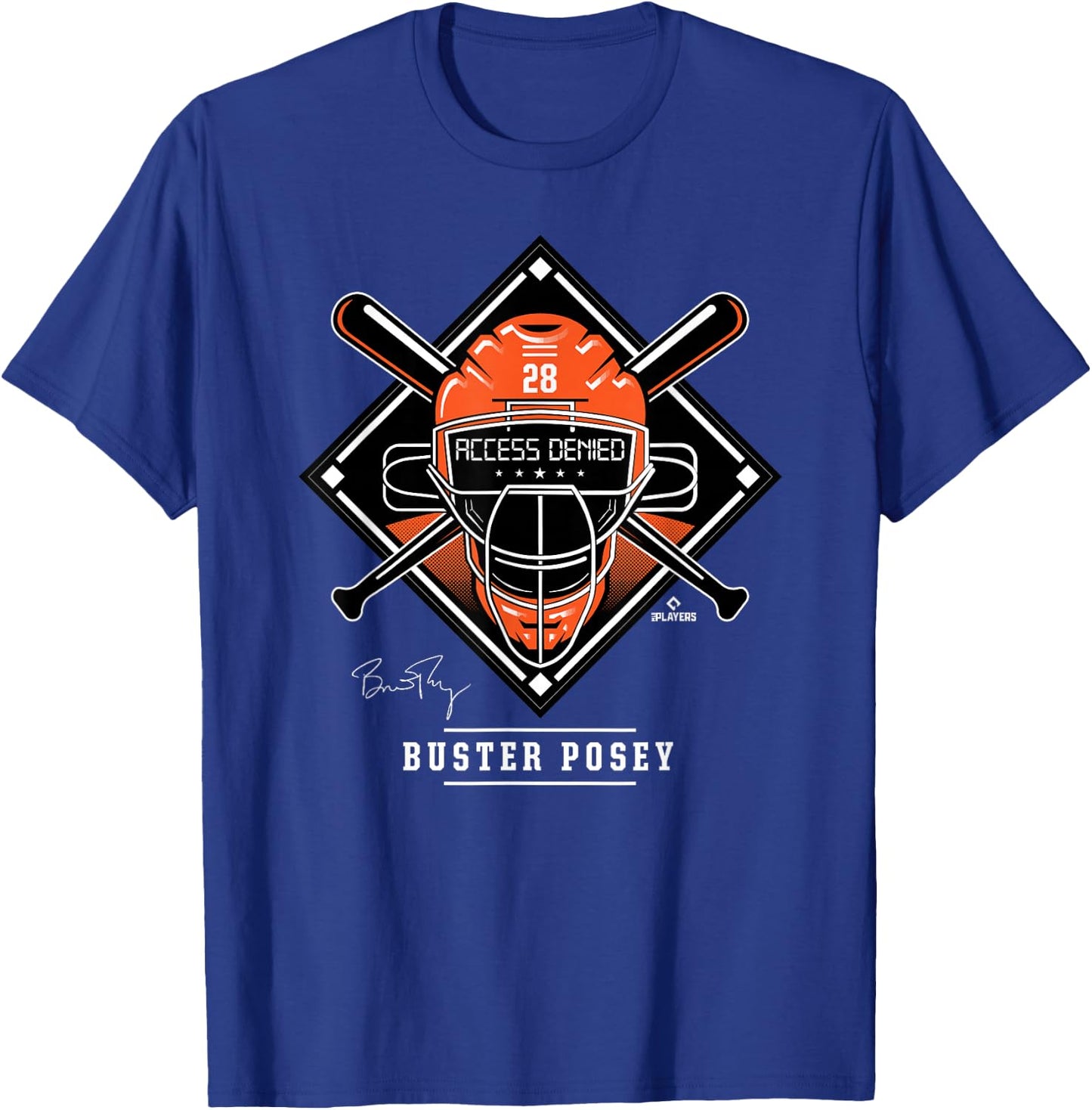 Access Denied Buster Posey T-Shirt - T-Shirt | Royal