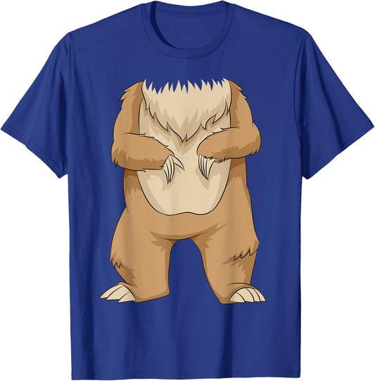 Cool Headless Bear | Funny Lazy DIY Halloween Costume Gift T-Shirt - T-Shirt | Royal
