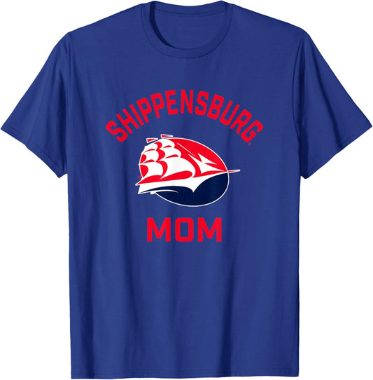 Shippensburg University Raiders Arched Mom T-Shirt - T-Shirt | Royal