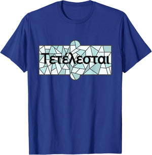 Tetelestai Christian Bible Quote Faith Jesus T-Shirt - T-Shirt | Royal