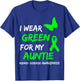 Kidney Disease I Wear Green for My Auntie Ribbon T-Shirt - T-Shirt | Royal