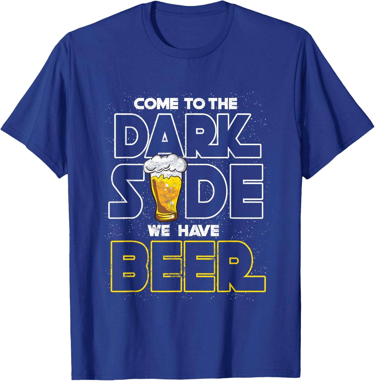 Komme auf die dunkle Seite wir haben Bier Joke Nerd T-Shirt - T-Shirt | Royal