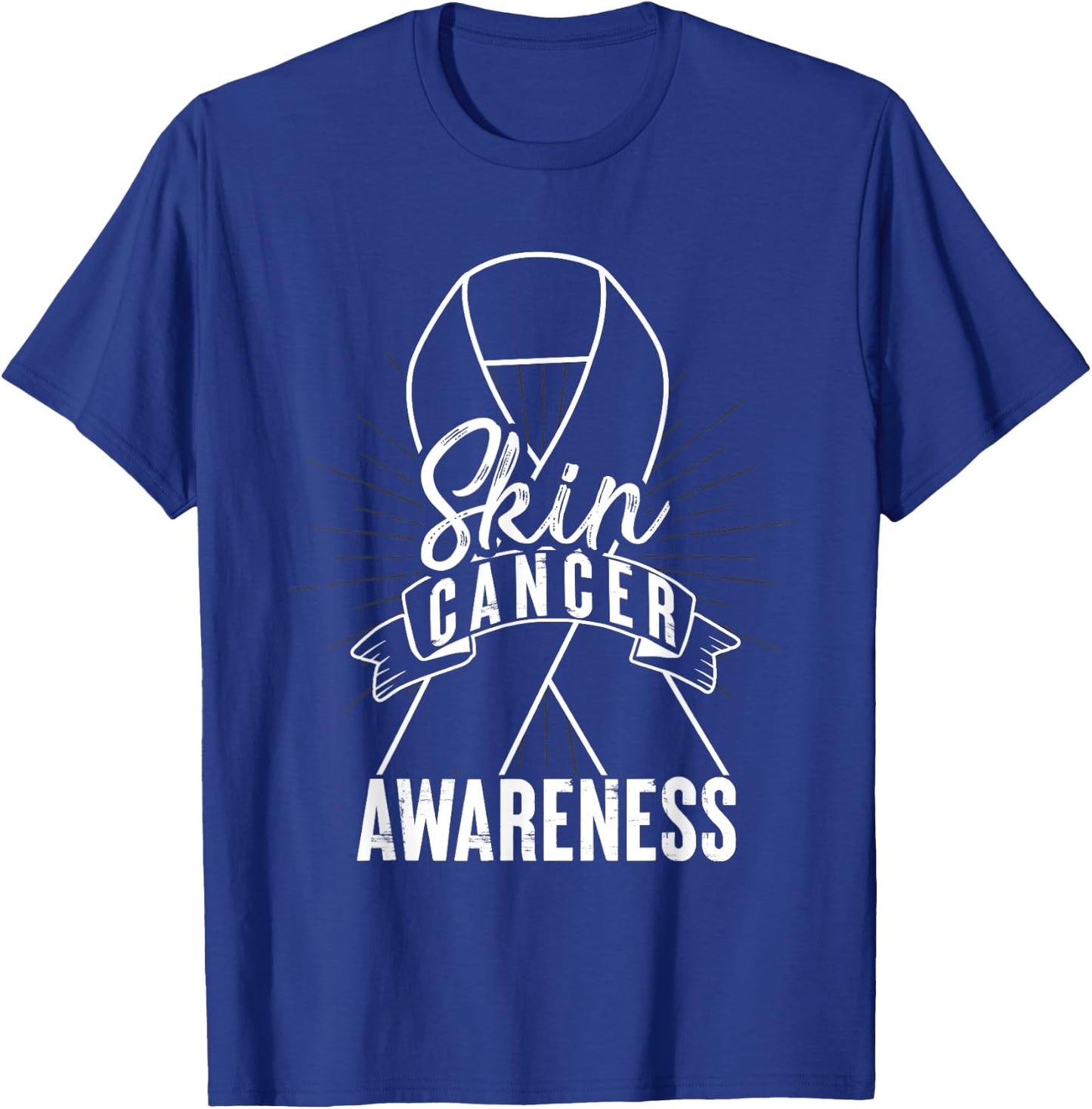 Skin Cancer Awareness T-Shirt - T-Shirt | Royal