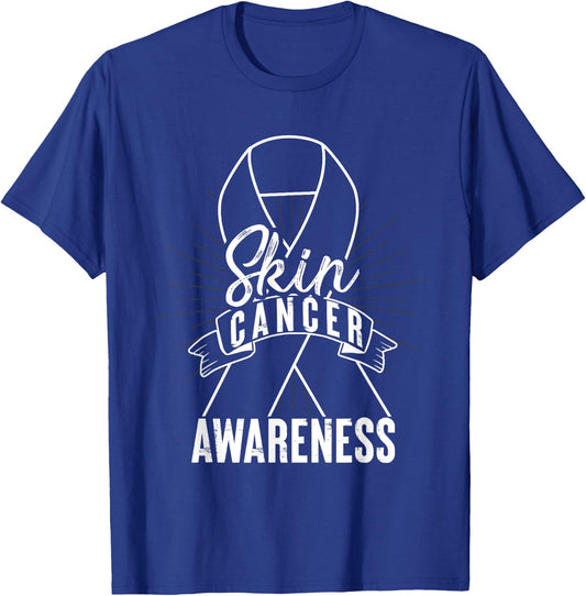 Skin Cancer Awareness T-Shirt - T-Shirt | Royal