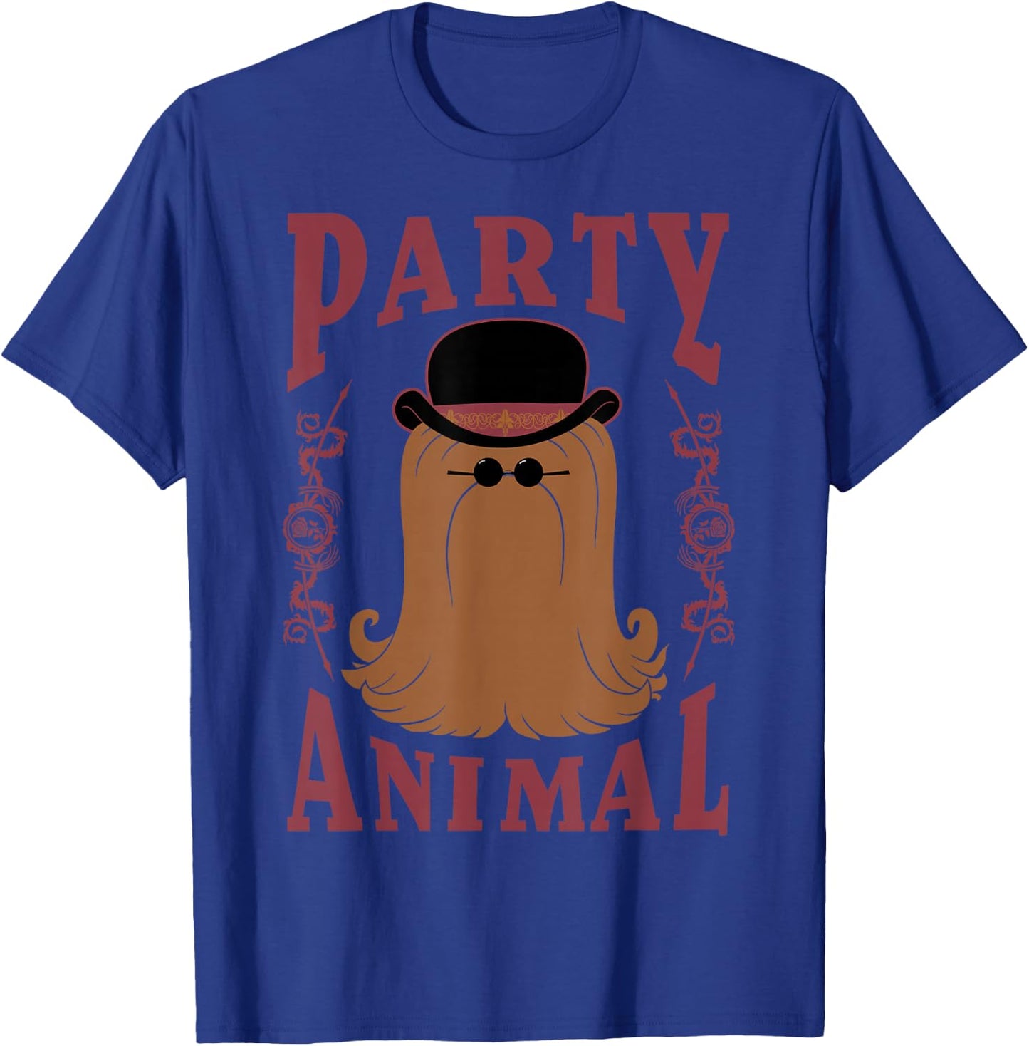 Addams Family Cousin It Party Animal Portrait Small T-Shirt - T-Shirt | Royal