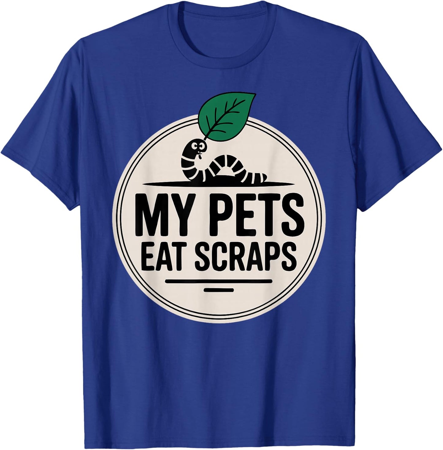 Funny Worm Composter Vermicomposting Earthworms T-Shirt - T-Shirt | Royal