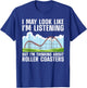 Funny Roller Coaster Art Women Roller Coaster Lover T-Shirt - T-Shirt | Royal
