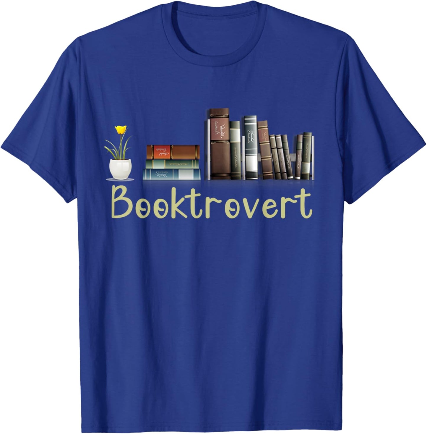 Booktrovert T-Shirt - T-Shirt | Royal