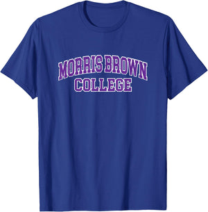 Morris Brown College Arch Design Vintage Women T-Shirt - T-Shirt | Royal