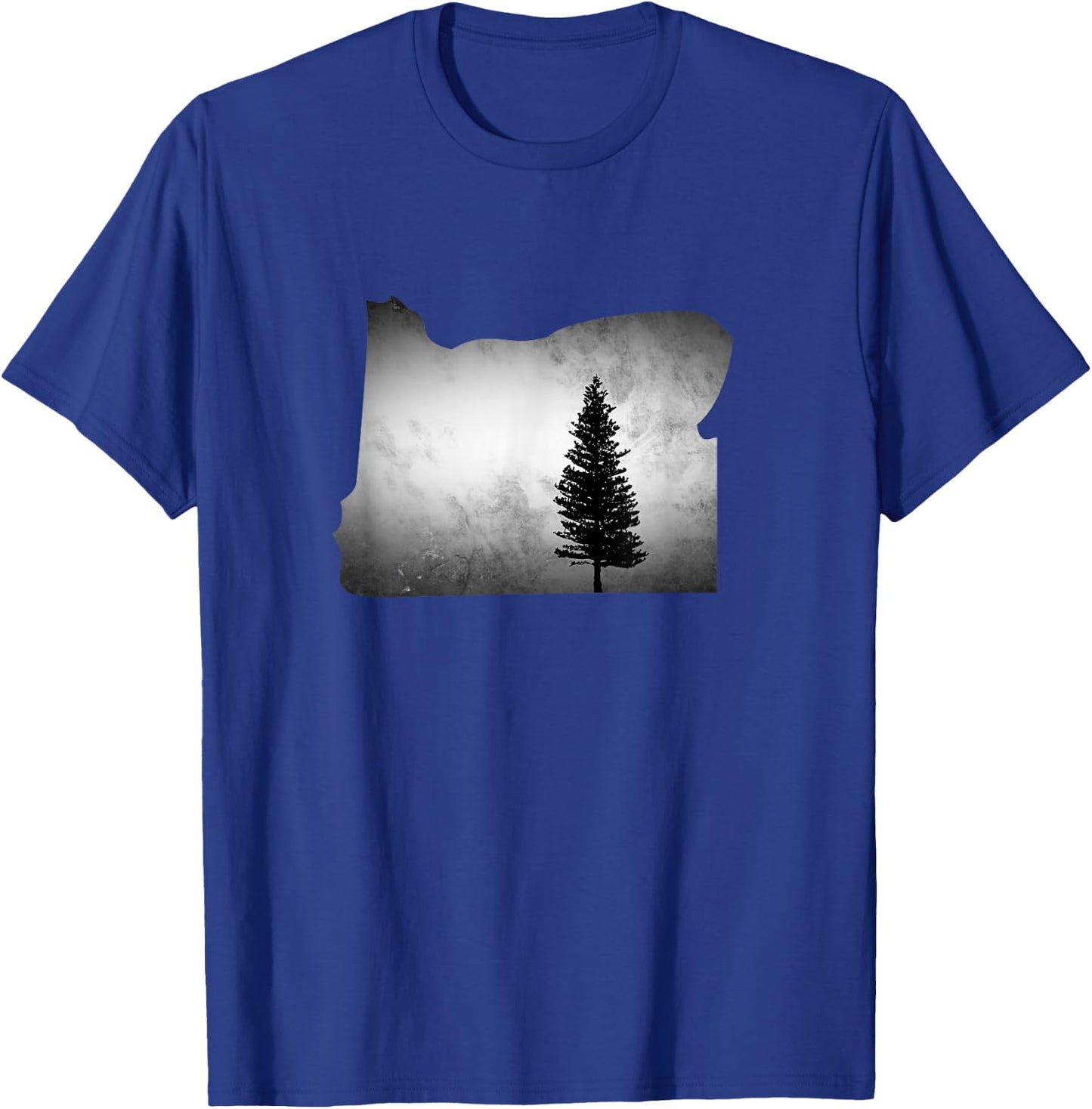 Oregon State Tree Pacific Northwest T-Shirt - T-Shirt | Royal