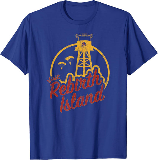 Visit Rebirth Island T-Shirt - T-Shirt | Royal