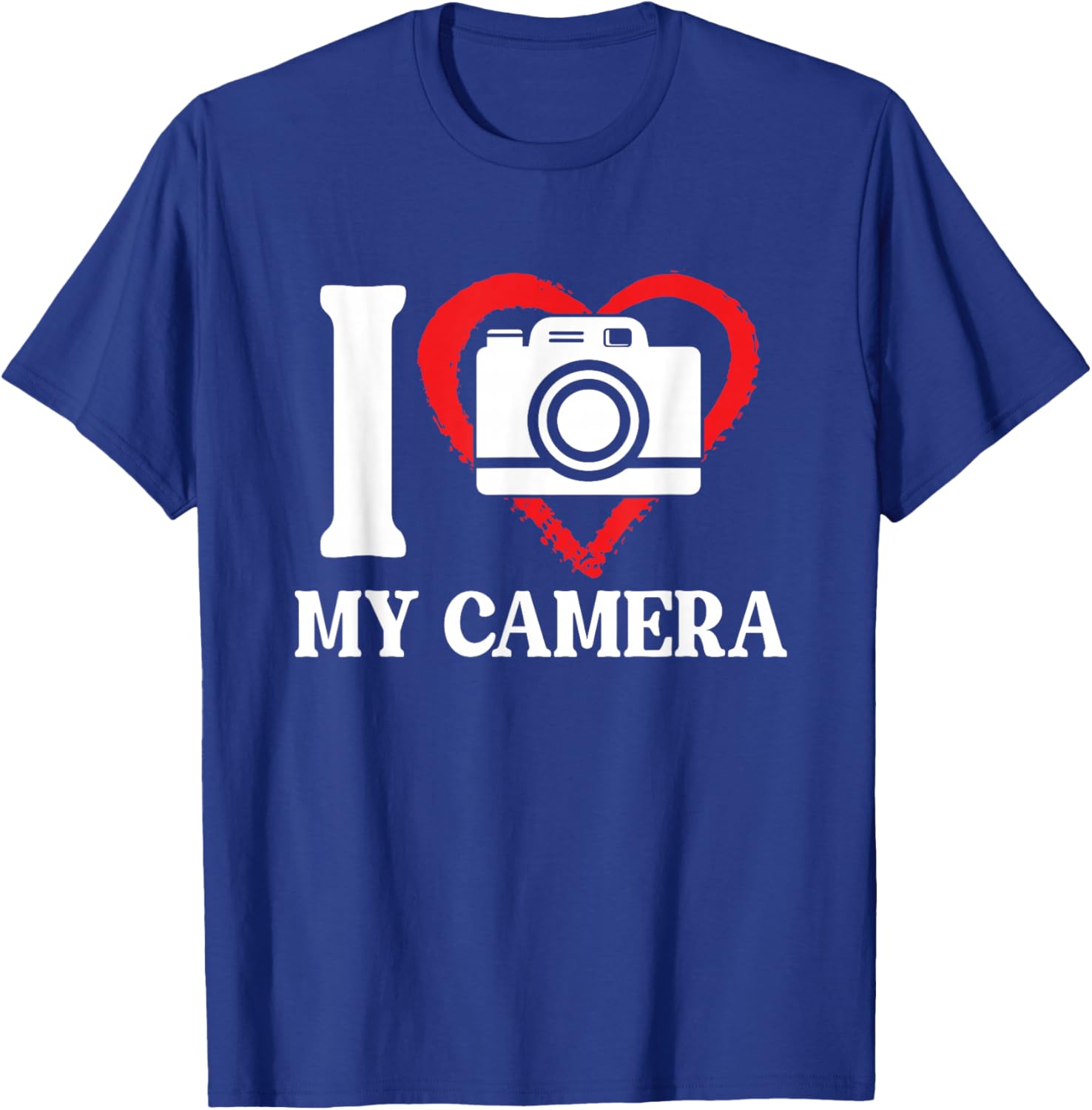 I Love My Camera | Photography | Photographer T-Shirt - T-Shirt | Royal