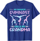 My Favorite Gymnast Calls Me Grandma Funny Gymnastics T-Shirt - T-Shirt | Royal