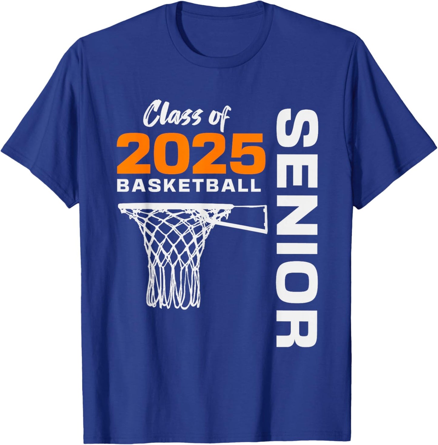 Basketball Senior Matching Class of 2025 Senior Basketball T-Shirt - T-Shirt | Royal