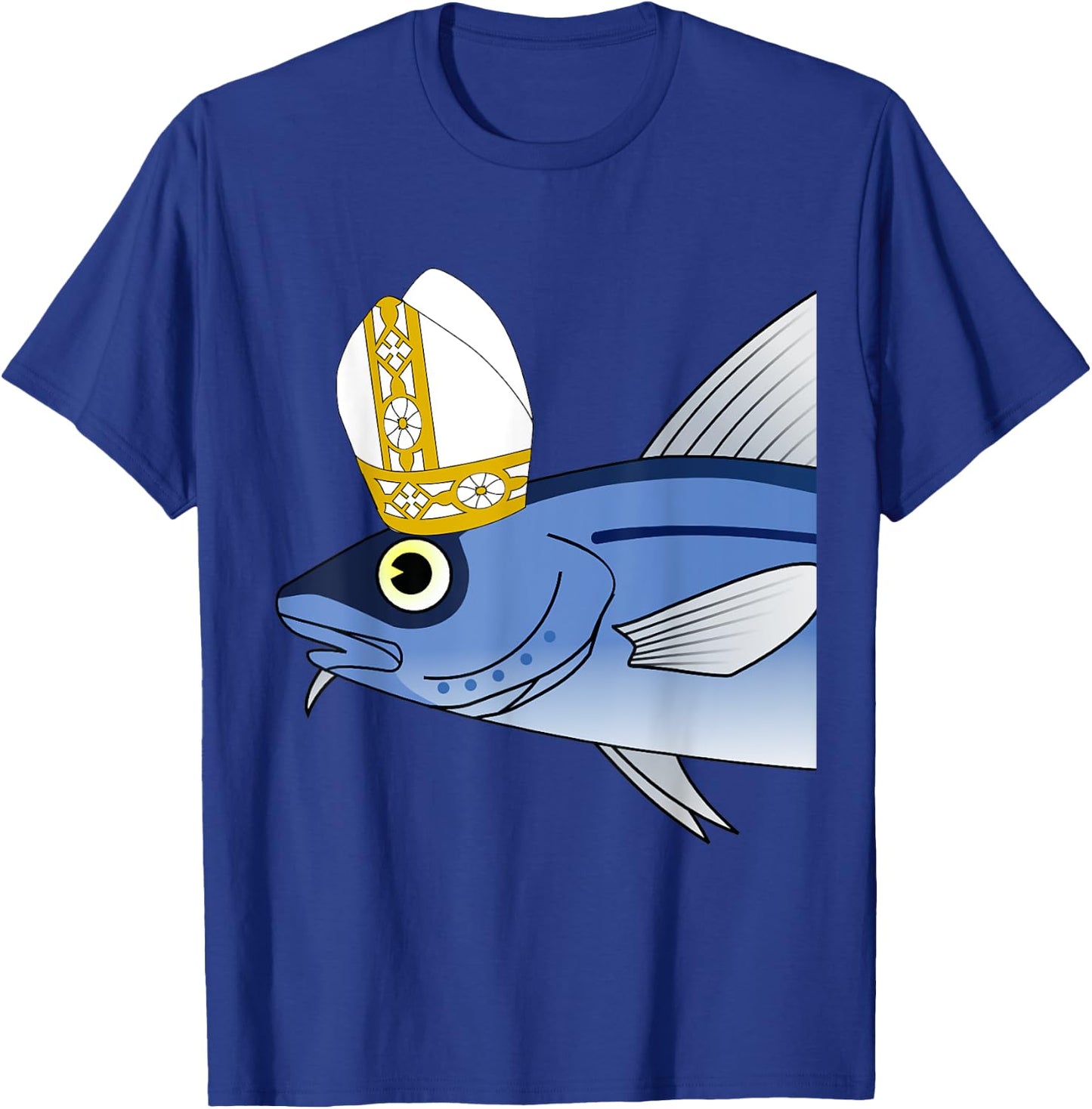 Funny Fishing Shirt | Holy Mackerel T-Shirt - T-Shirt | Royal