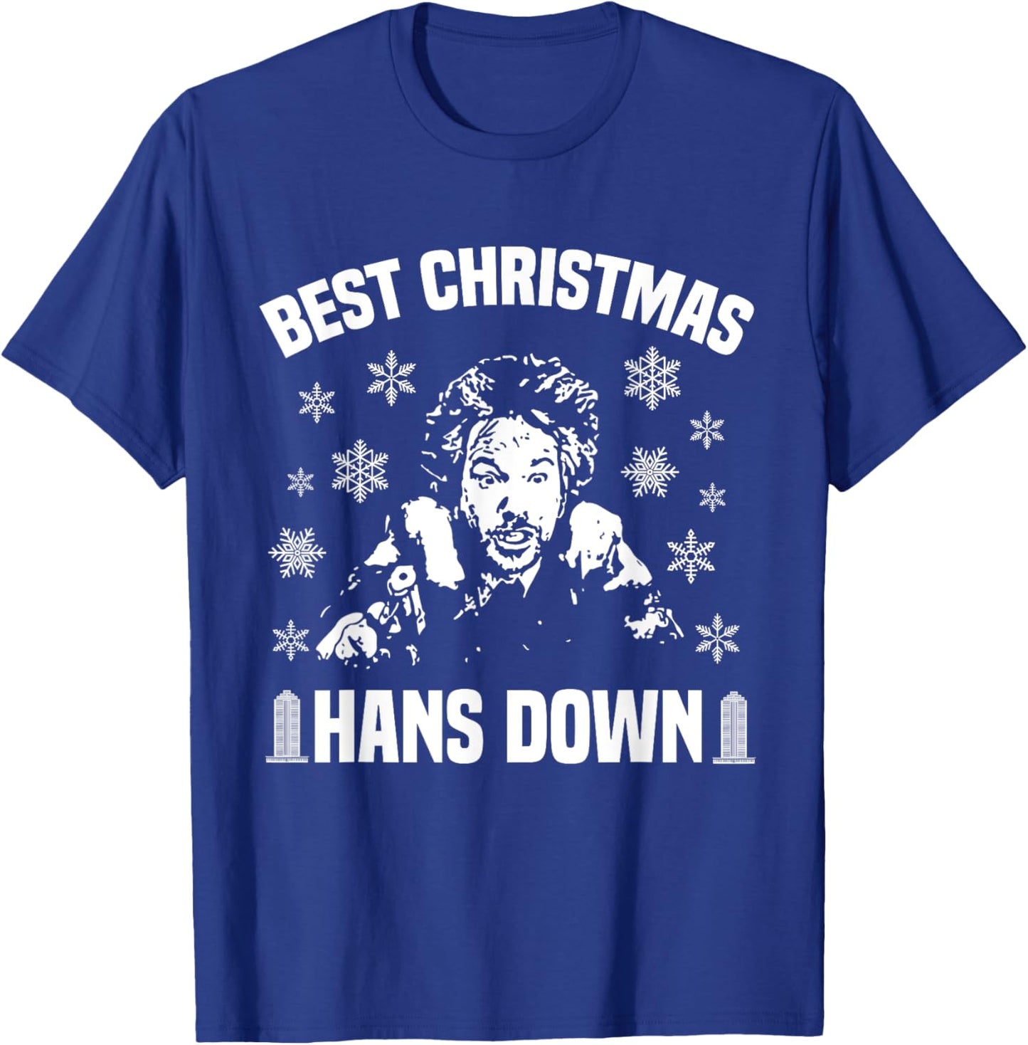 Best Christmas Hans Down Funny Dad Joke Christmas T-Shirt - T-Shirt | Royal