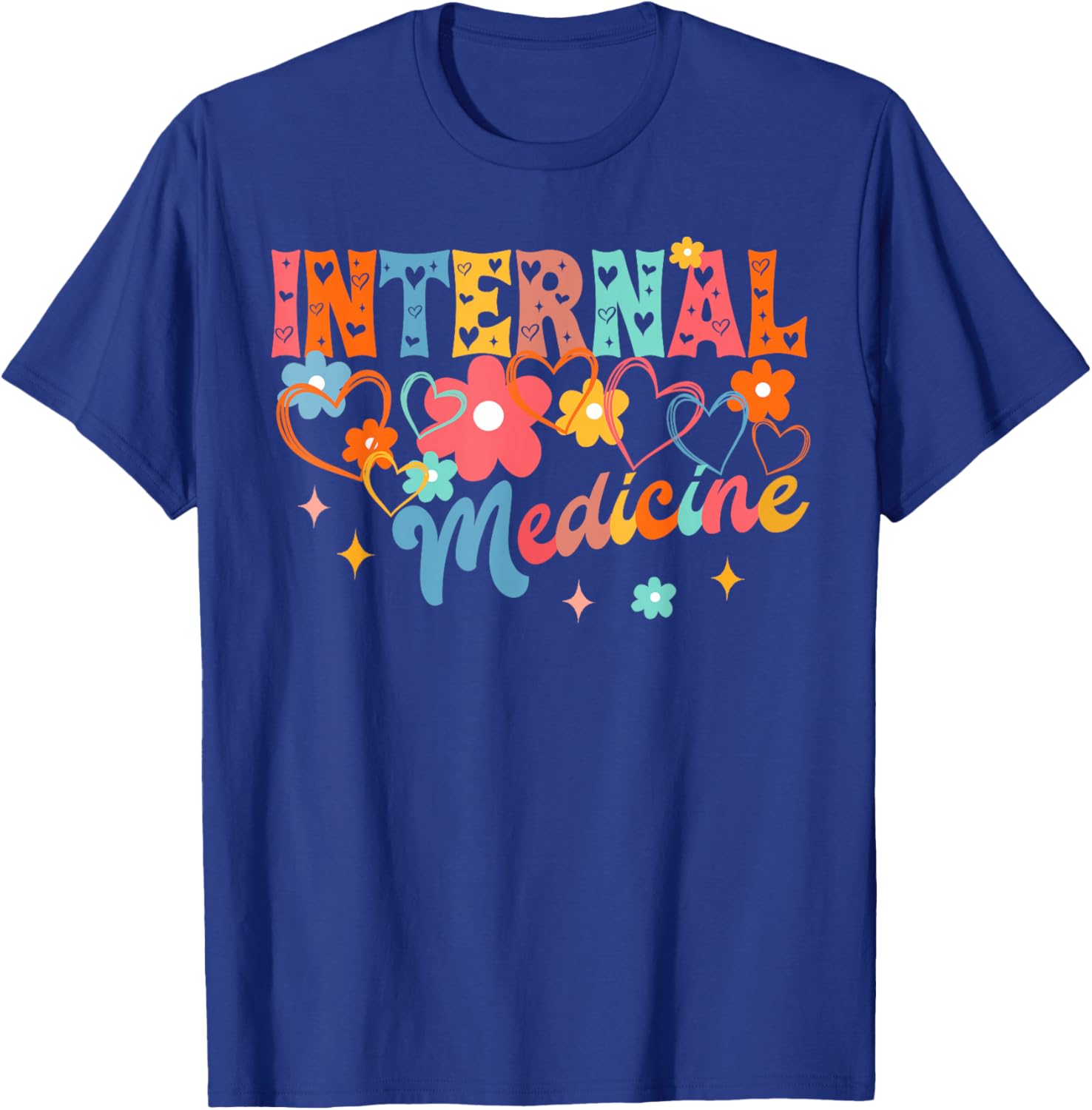 Medical Student Doctor Medicine Doctor Internal Medicine T-Shirt - T-Shirt | Royal