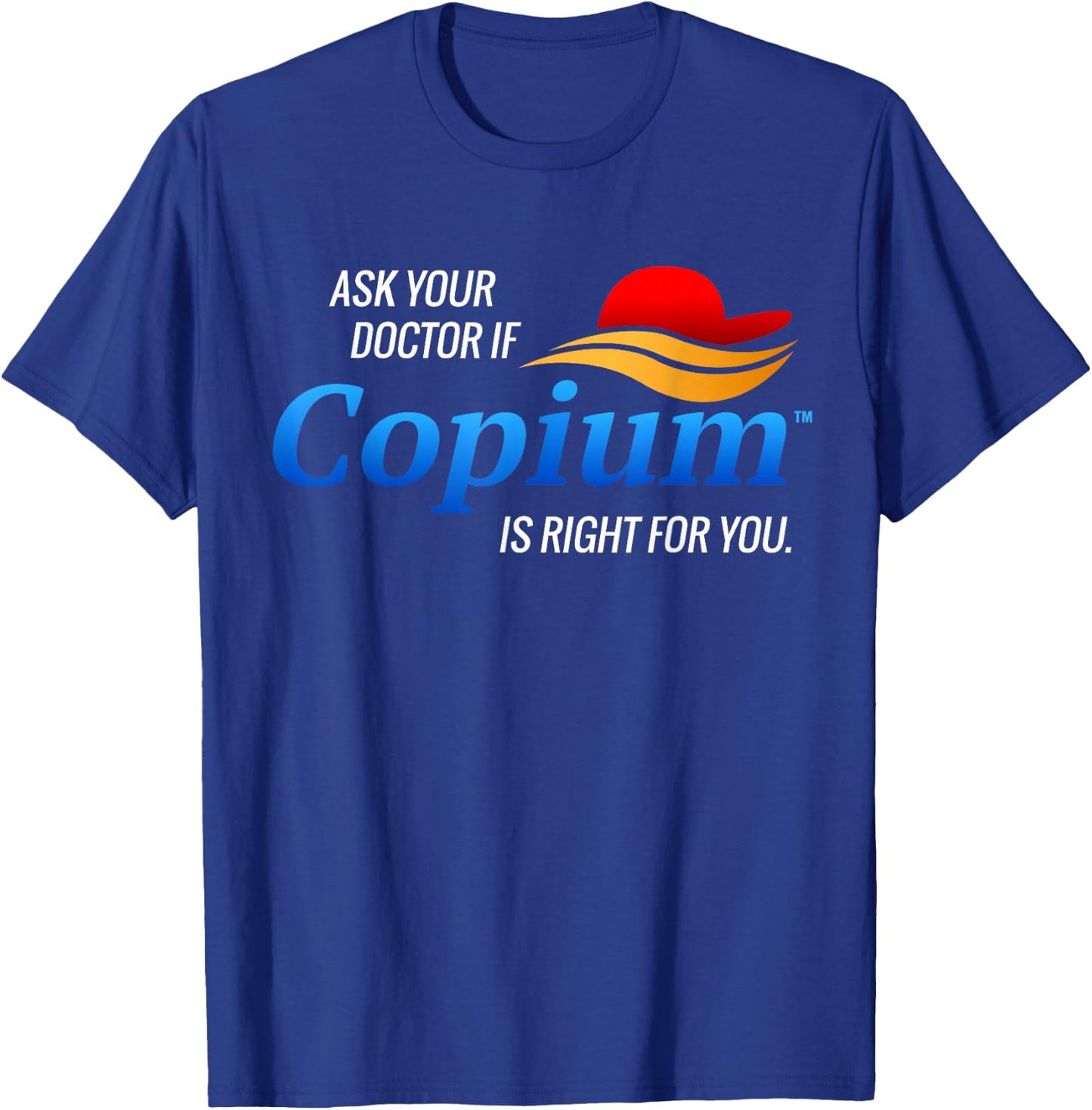 Copium - Funny Anti Trump Biden Election T-Shirt - T-Shirt | Royal