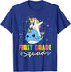 Team 1st Grade Unicorn Narwhal First Grade Squad T-Shirt - T-Shirt | Royal