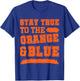 Blue and Orange Game Day, Blue and Orange T-Shirt - T-Shirt | Royal