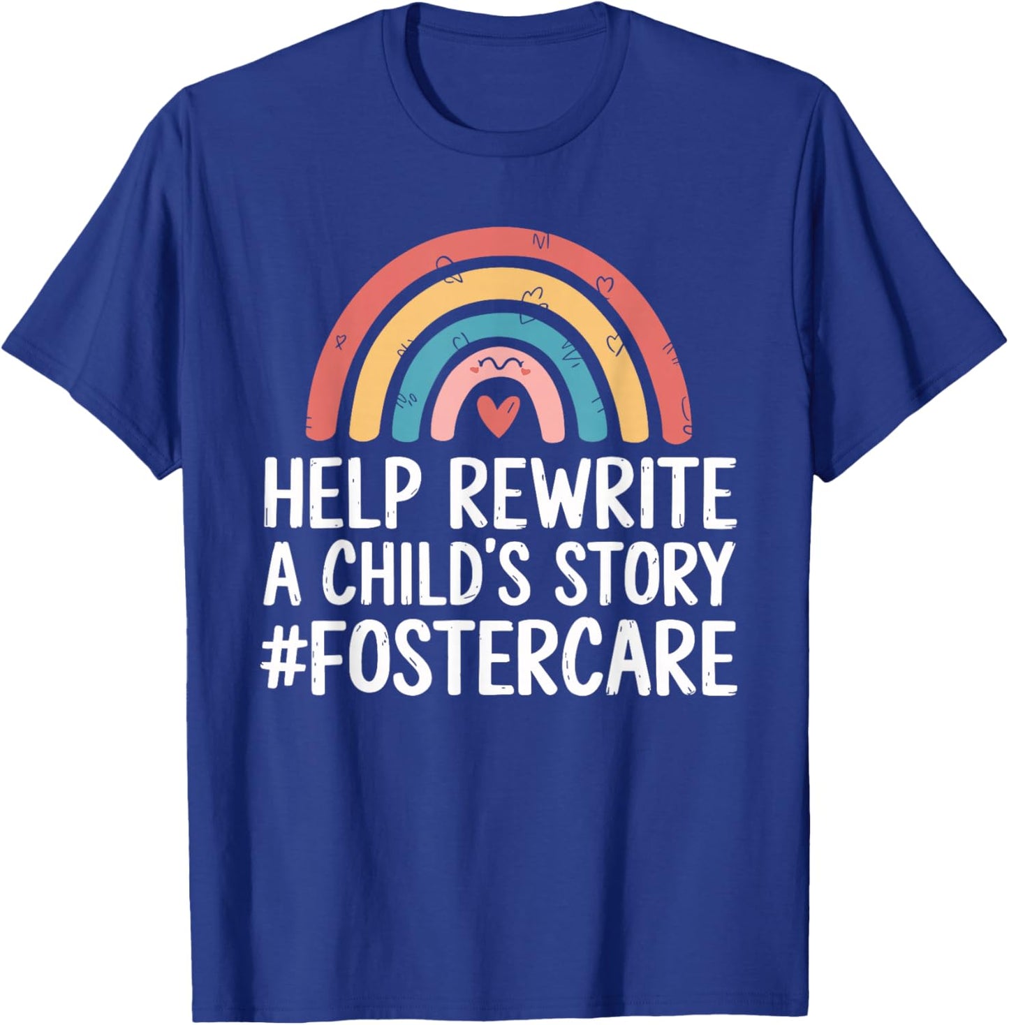 Foster Care Design for Foster Parents Foster Mom and Dad T-Shirt - T-Shirt | Royal