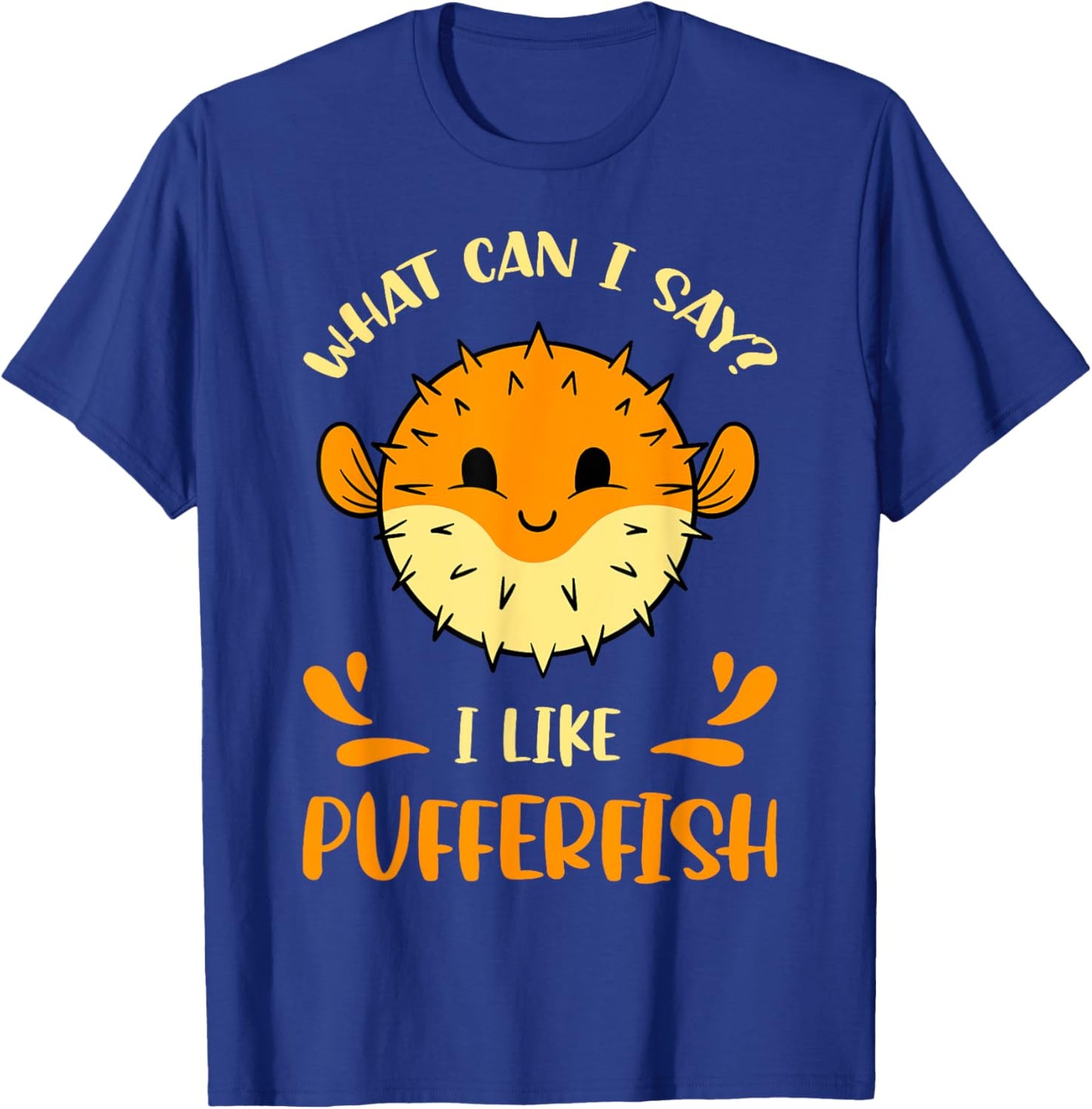 Pufferfish Blowfish Sea Squab Balloonfish Tetraodontidae T-Shirt - T-Shirt | Royal
