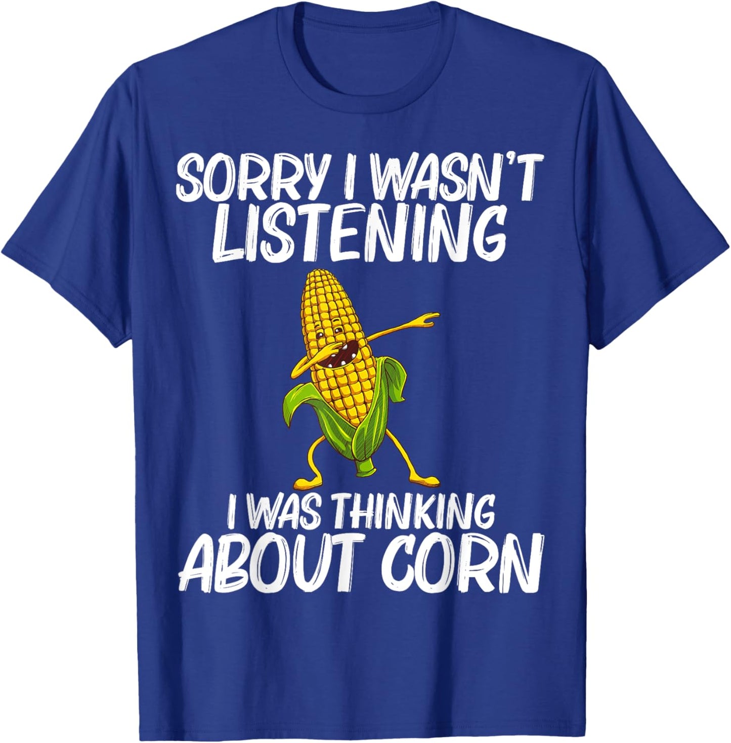 Funny Corn Gift Women Corn On The Cob Costume Farmer T-Shirt - T-Shirt | Royal
