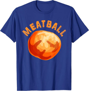 Meatball Graphic Costume Italian Chef Foodie Protein Lover T-Shirt - T-Shirt | Royal