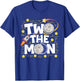 Two The Moon 2nd Birthday Girl Boy 2 Year Old Toddler T-Shirt - T-Shirt | Royal