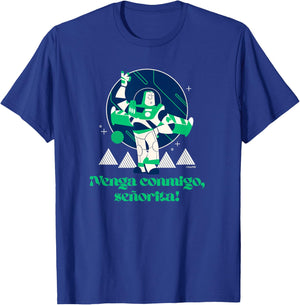 Disney and Pixar’s Toy Story Buzz Lightyear Spanish Mode T-Shirt - T-Shirt | Royal