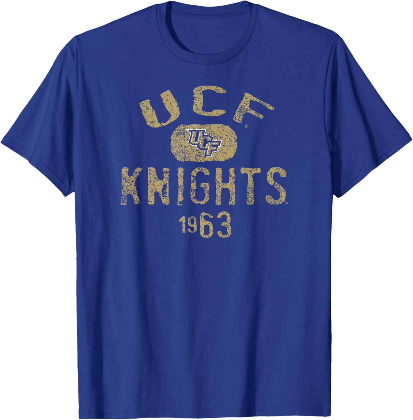 Central Florida Golden Knights 1963 Vintage Black T-Shirt - T-Shirt | Royal