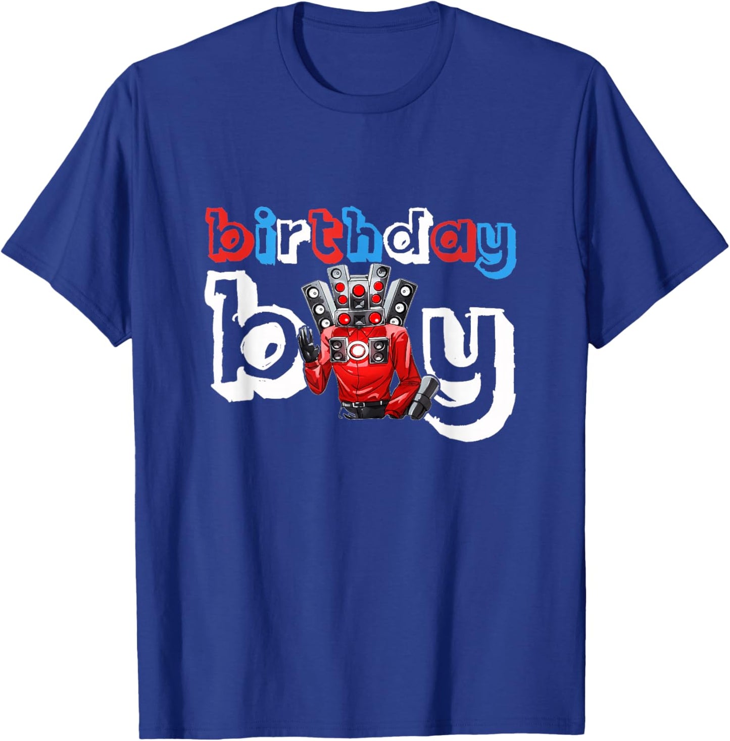 I'm The Birthday Boy Skibidi Toilet Speakerman T-Shirt - T-Shirt | Royal