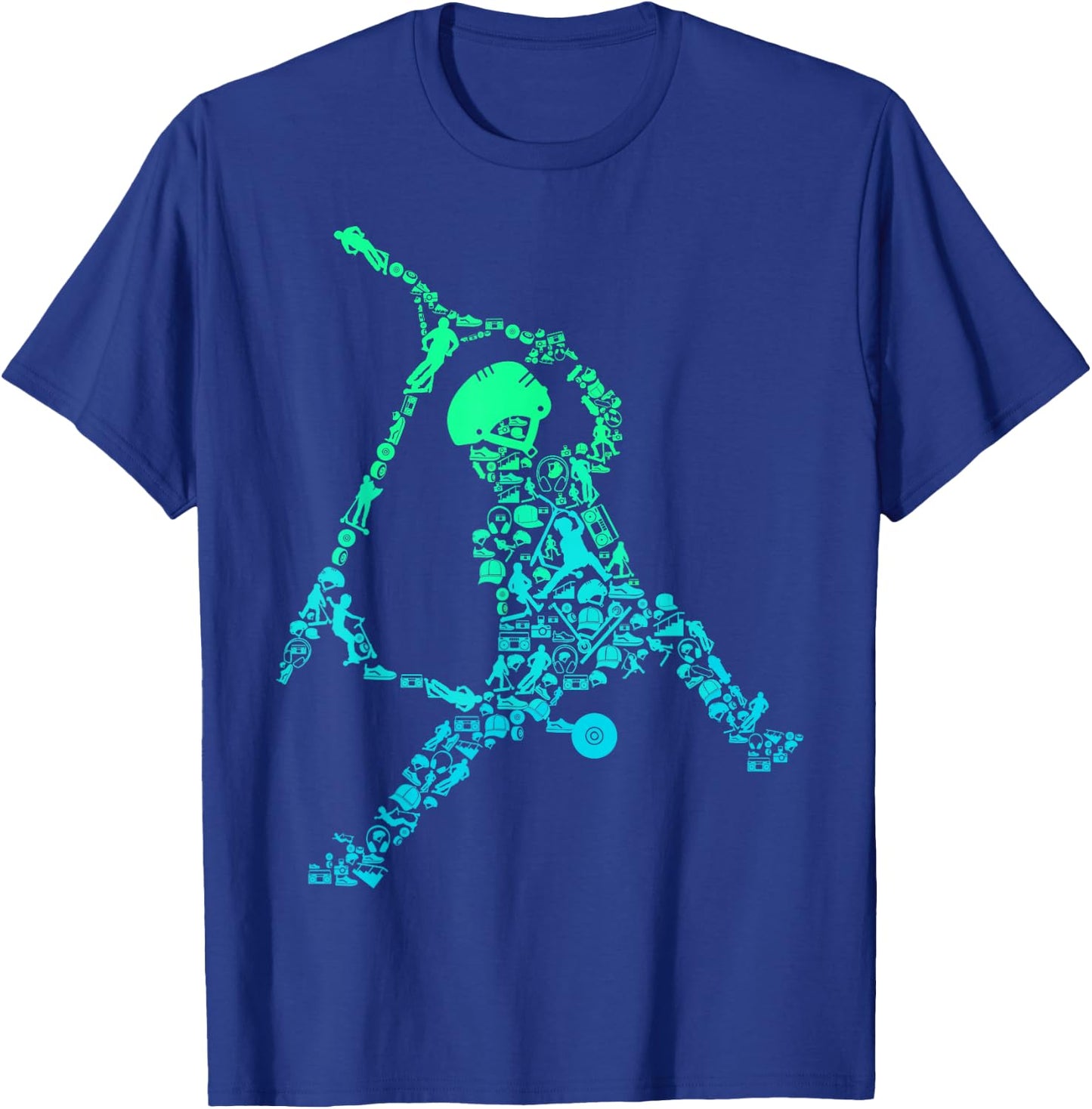 Scooter Stunt Scooter Gift Boys & Children T-Shirt - T-Shirt | Royal
