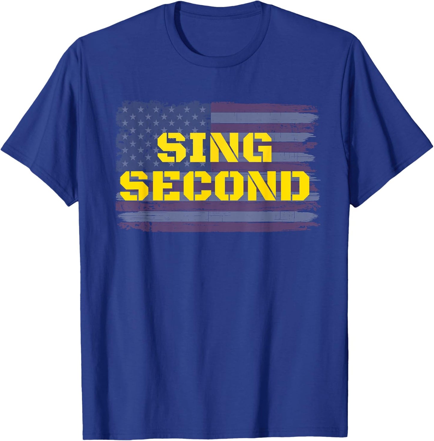 Sing Second Military Academy Game Day T-Shirt - T-Shirt | Royal