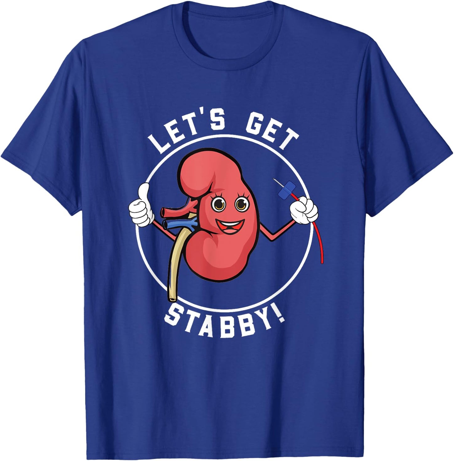 Dialysis Tech CCHT Kawaii Kidney T-Shirt - T-Shirt | Royal