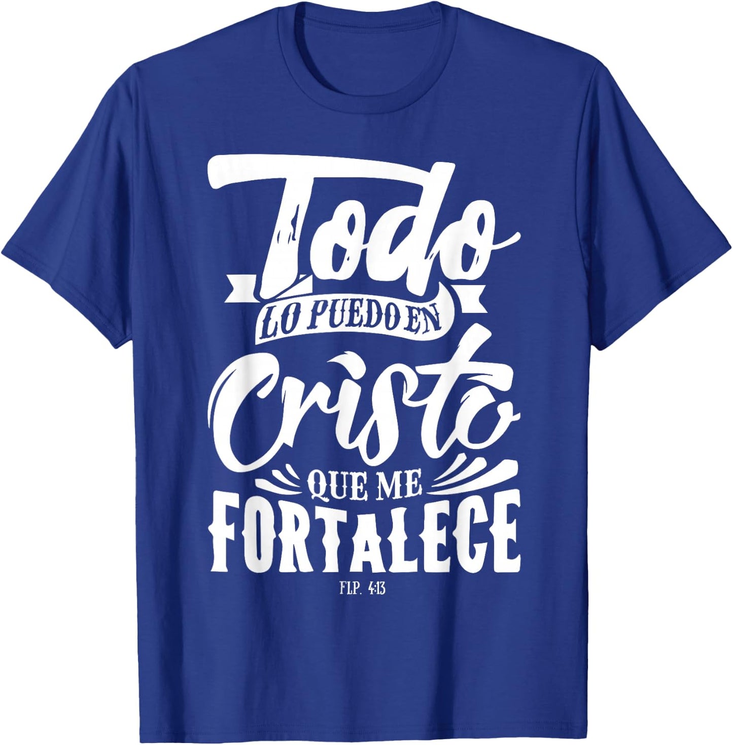 Mensajes Biblicos Dios Jesus Espanol Spanish for Christians T-Shirt - T-Shirt | Royal