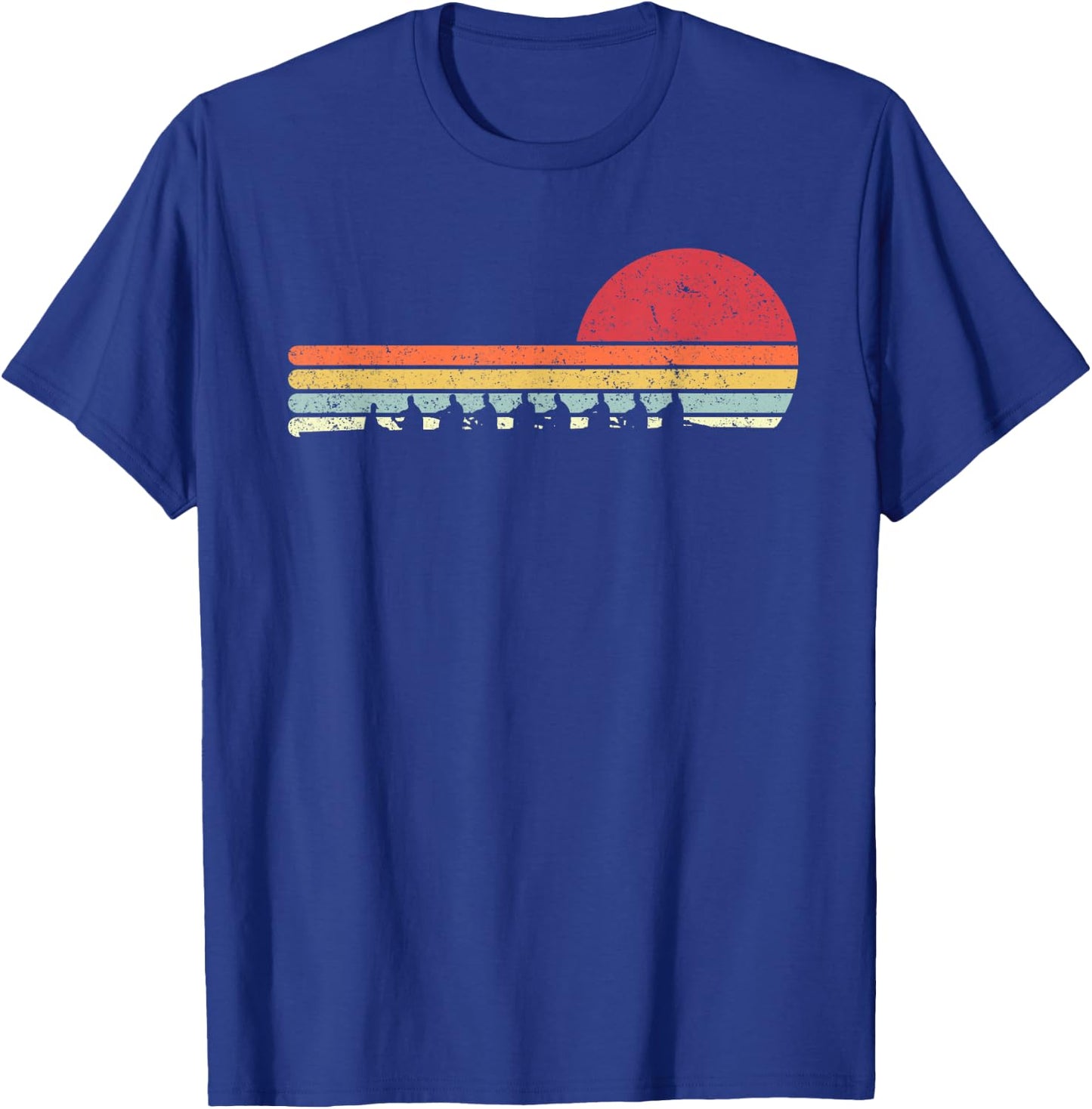 Rowing Shirt. Retro Style for Rower T-Shirt - T-Shirt | Royal